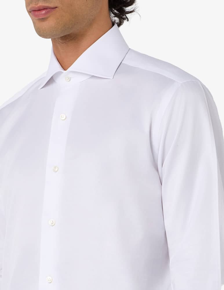 rinascente Barba Napoli Slim light twill shirt