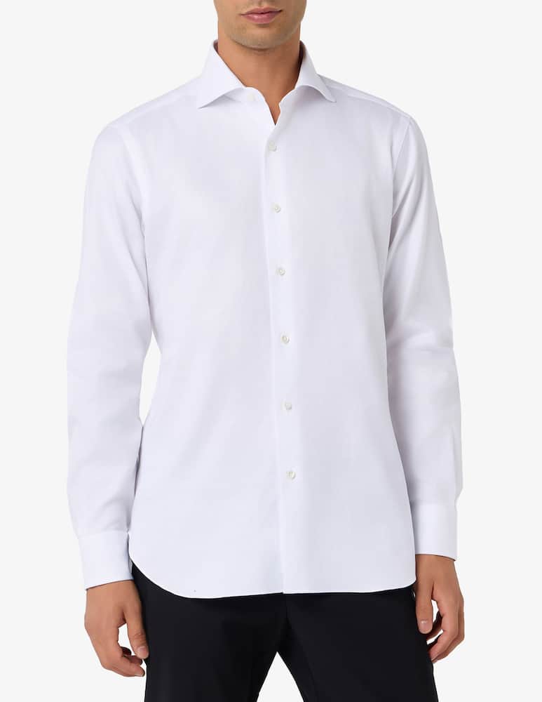 rinascente Barba Napoli Slim point collar shirt