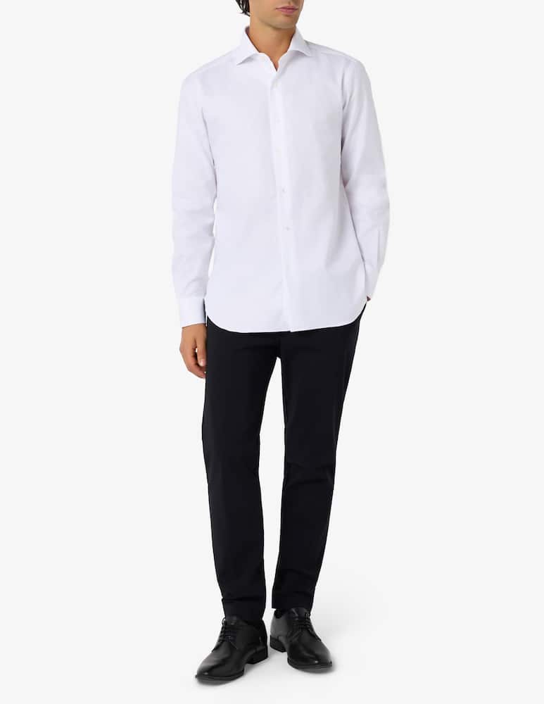 rinascente Barba Napoli Slim point collar shirt