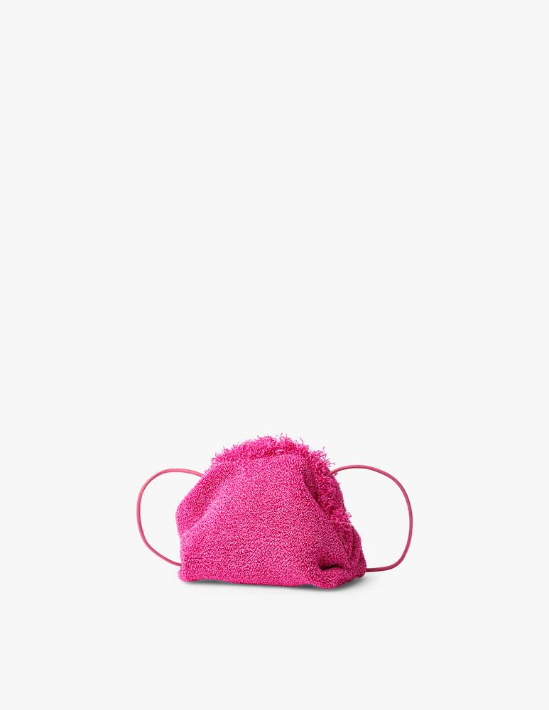 rinascente Anita Bilardi Btick B raffia shoulder bag - pink