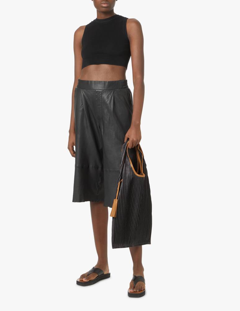 rinascente Anita Bilardi Borsa a spalla in rafia Picasso Clio - nero