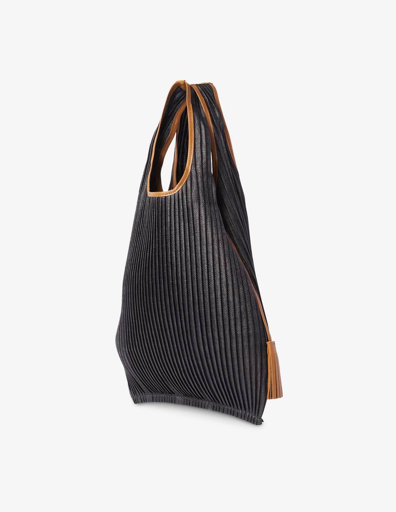 rinascente Anita Bilardi Borsa a spalla in rafia Picasso Clio - nero