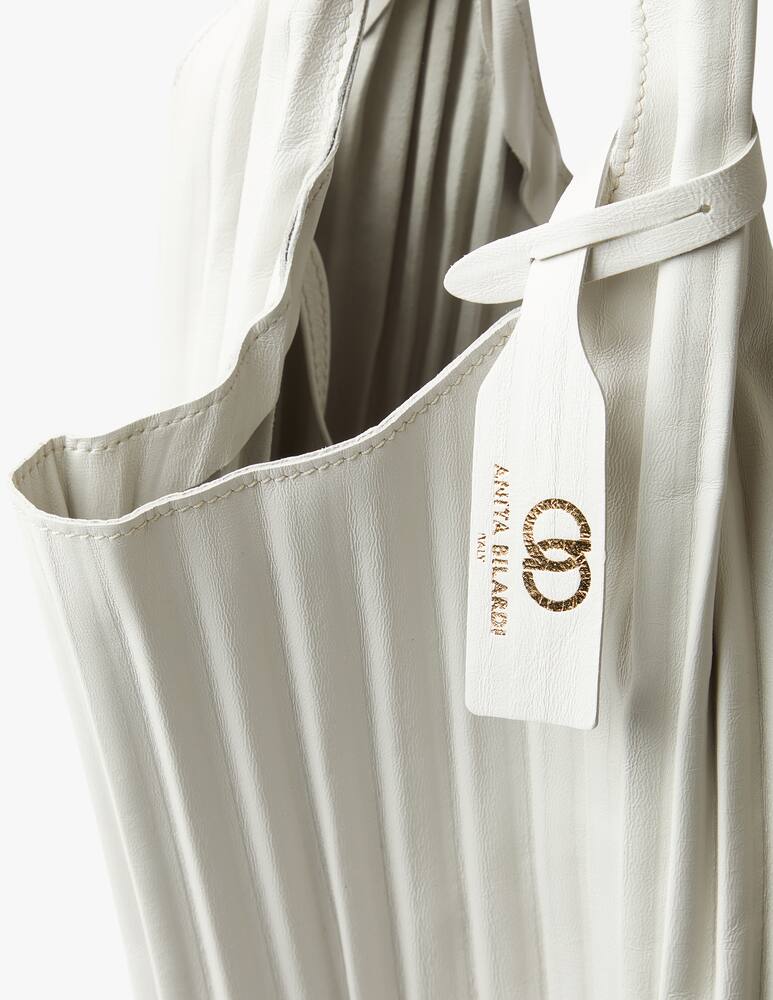 rinascente Anita Bilardi Picasso Bag  leather shoulder bag - white