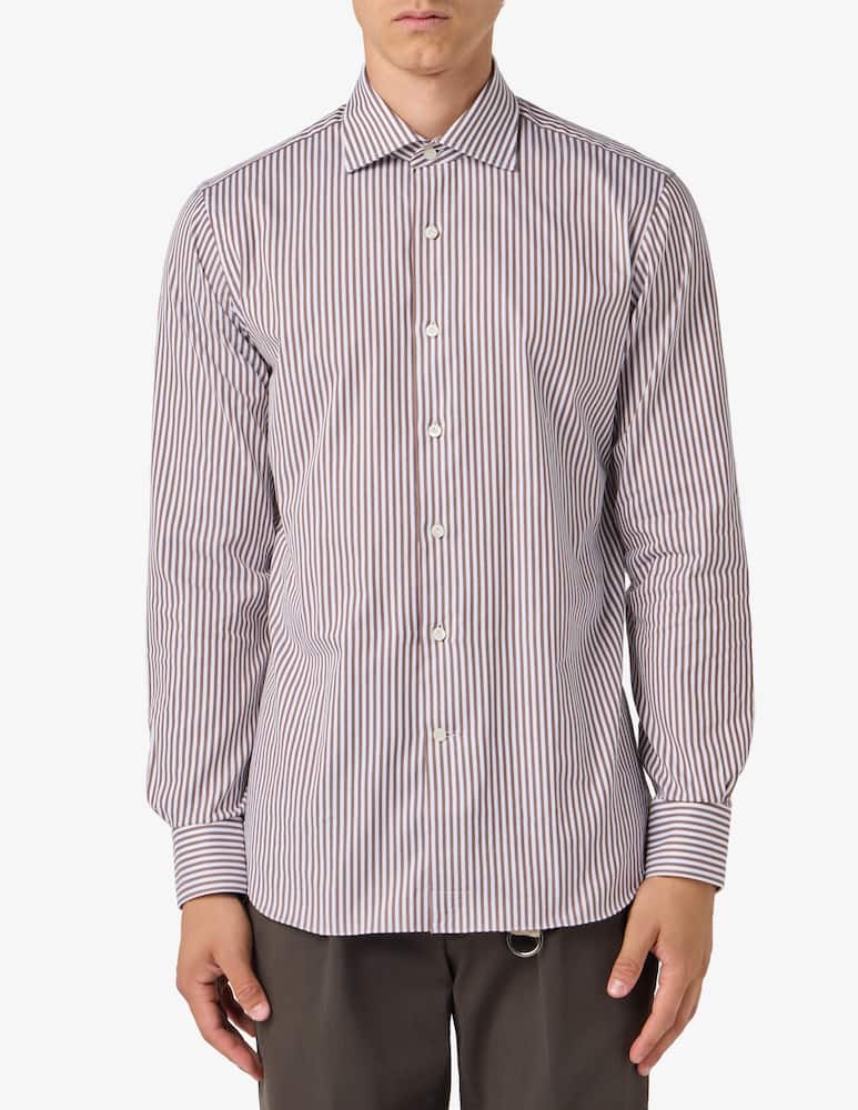rinascente Alessandro Gherardi Striped twill shirt