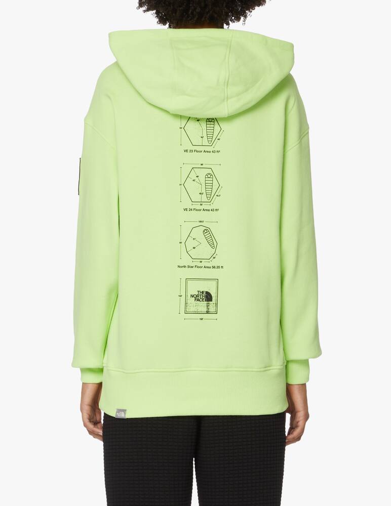 rinascente The North Face Felpa con cappuccio Galahm Graphic - verde