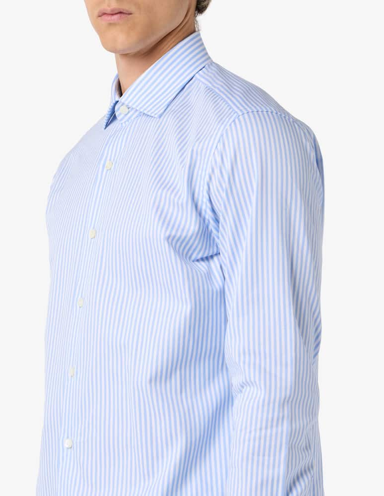 Alessandro Gherardi Camicia a righe in twill di cotone regular fit - immagine 4 Alessandro Gherardi Camicia a righe in twill di cotone regular fit - immagine 4