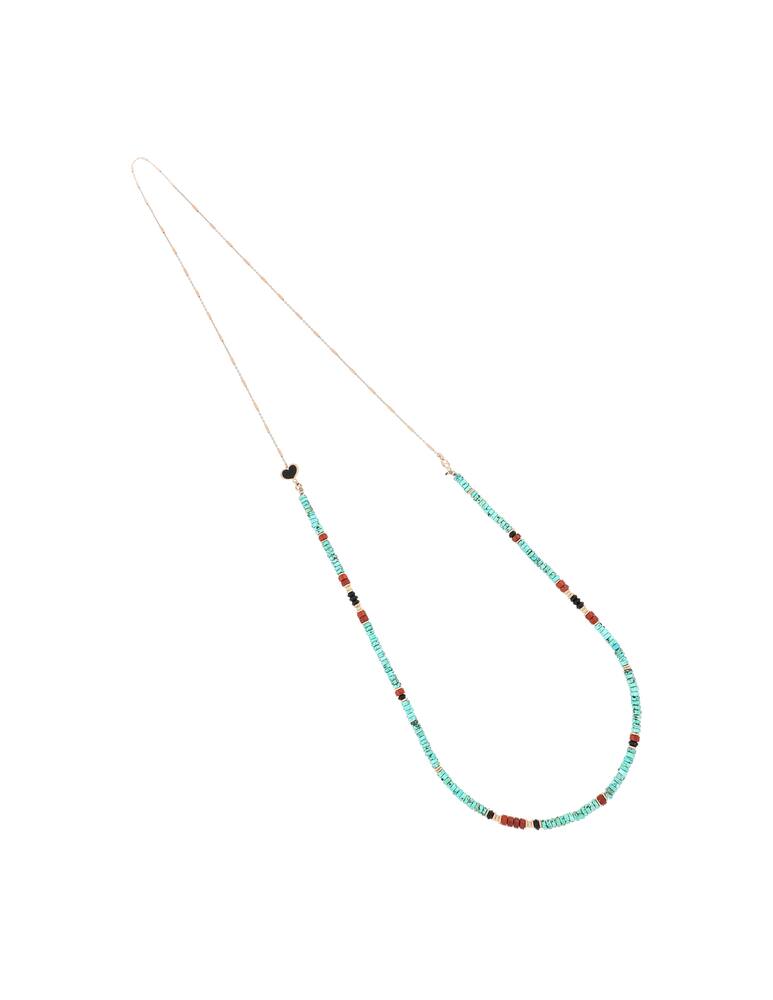 rinascente Maman et Sophie Collana lunga con pietre turchesi e rosse