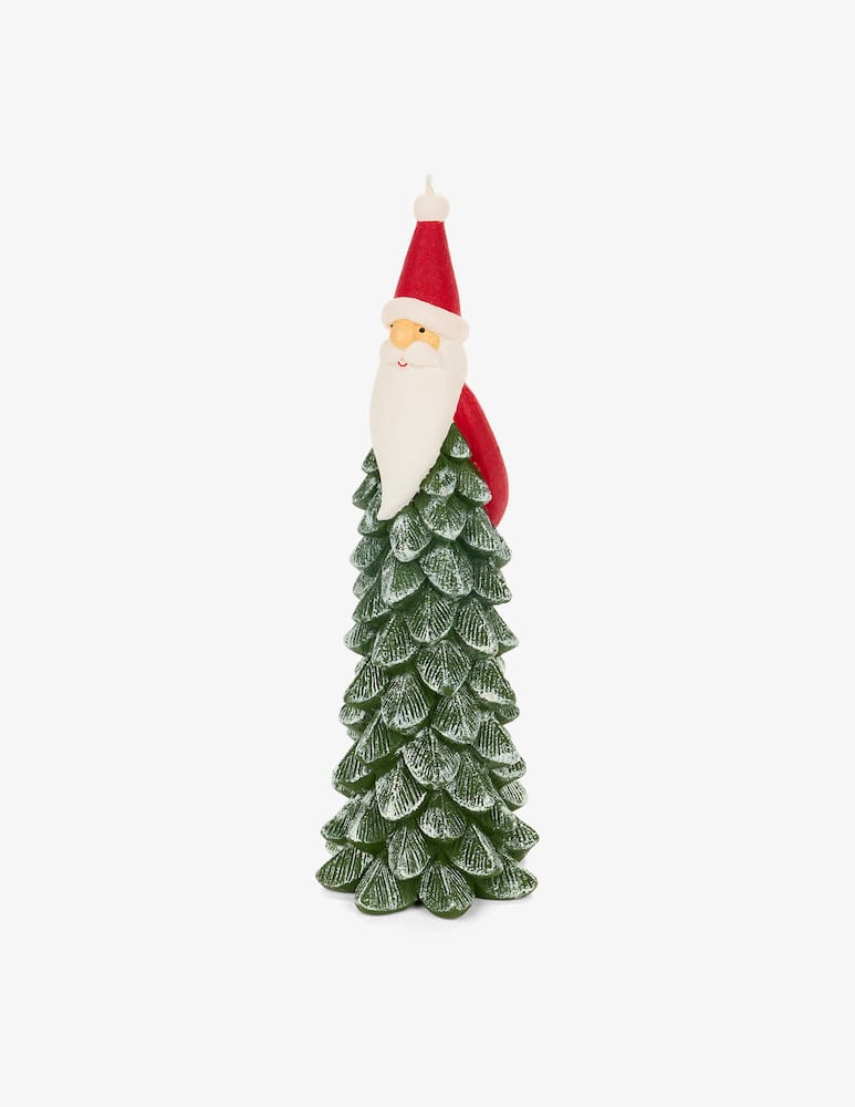 Nuvole di Stoffa Candle Santa Claus and Christmas tree - picture 1 Nuvole di Stoffa Candle Santa Claus and Christmas tree - picture 1