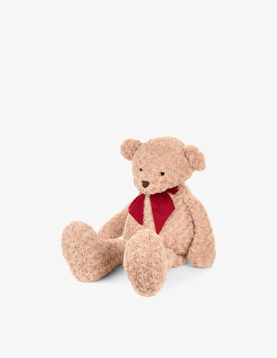 Nuvole di Stoffa - Red bow plush bear - €80,00