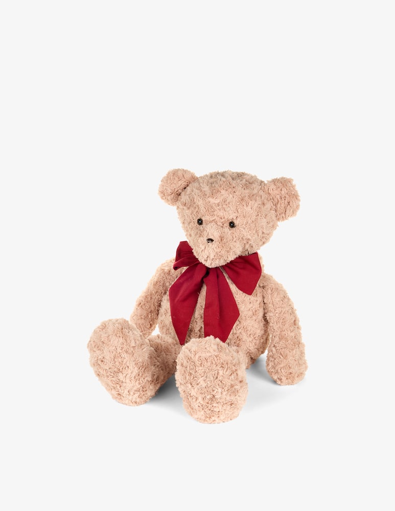 Nuvole di Stoffa Red bow plush bear - picture 1 Nuvole di Stoffa Red bow plush bear - picture 1