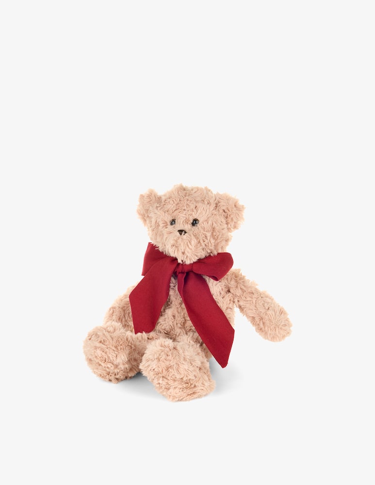 Nuvole di Stoffa Red bow bear plush toy - picture 1 Nuvole di Stoffa Red bow bear plush toy - picture 1