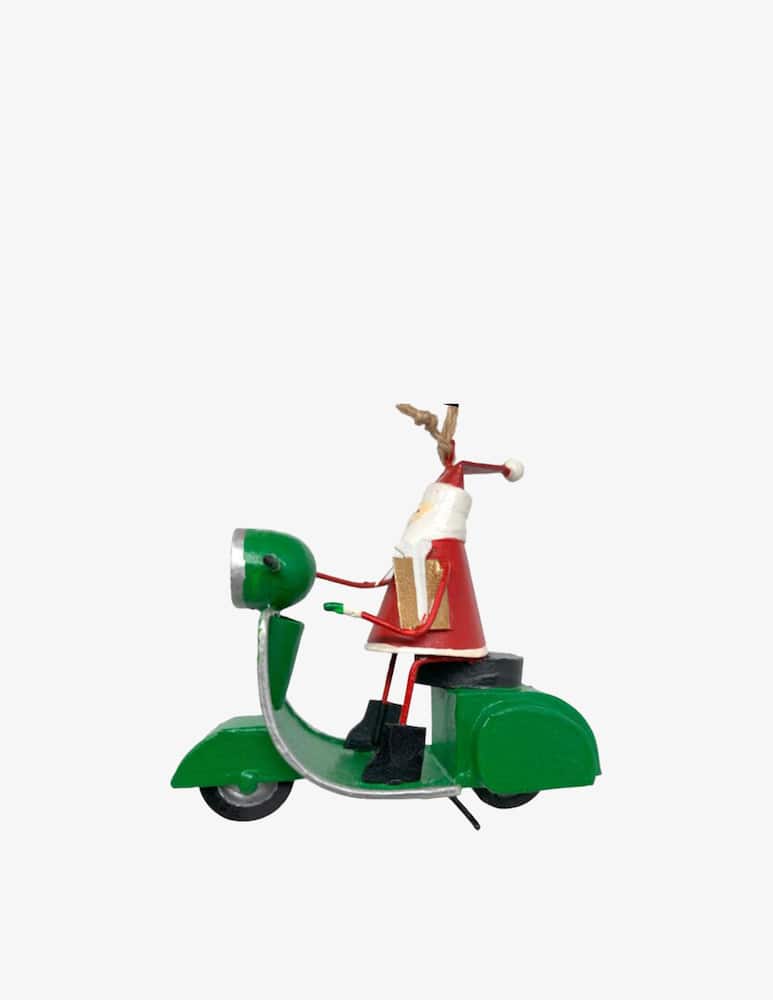 rinascente G-Bork Babbo Natale Su Una Vespa