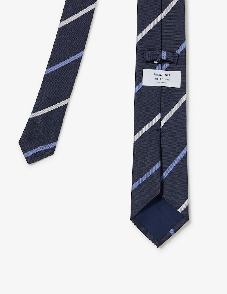 Sartoria Italiana Cravatta regimental bicolor - immagine 2 Sartoria Italiana Cravatta regimental bicolor - immagine 2