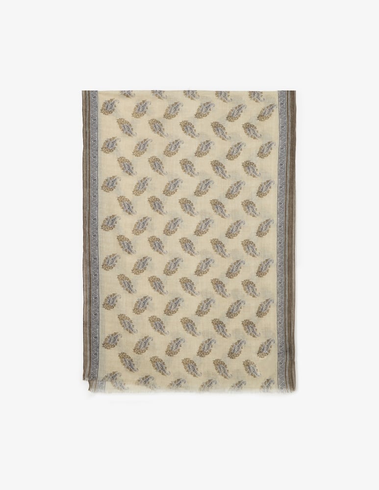 rinascente Pure Cashmere Sciarpa stampa paisley