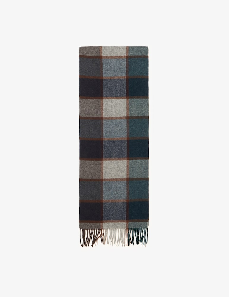 rinascente Pure Cashmere Sciarpa a quadri in lana