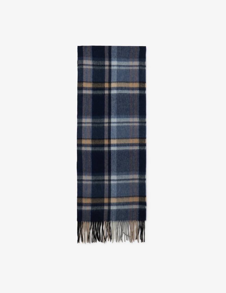 rinascente Pure Cashmere Sciarpa check in lana