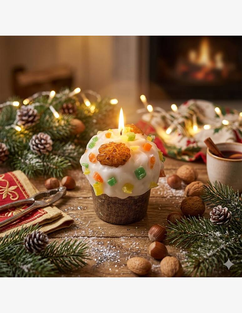 Cereria Introna Panettone Candito Piccolo Candle - picture 2 Cereria Introna Panettone Candito Piccolo Candle - picture 2