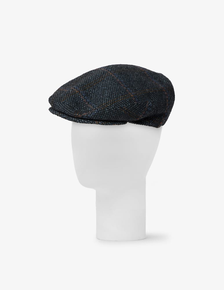 Pure Cashmere Houndstooth cap - picture 1 Pure Cashmere Houndstooth cap - picture 1
