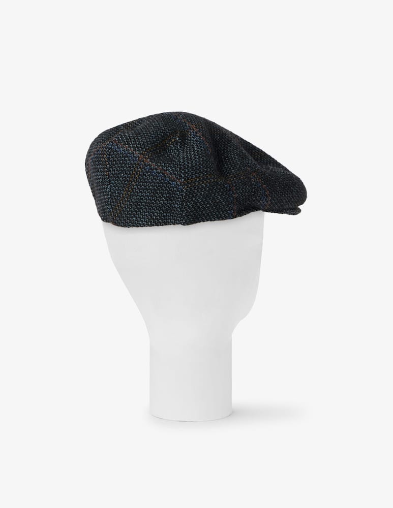 Pure Cashmere Houndstooth cap - picture 3 Pure Cashmere Houndstooth cap - picture 3