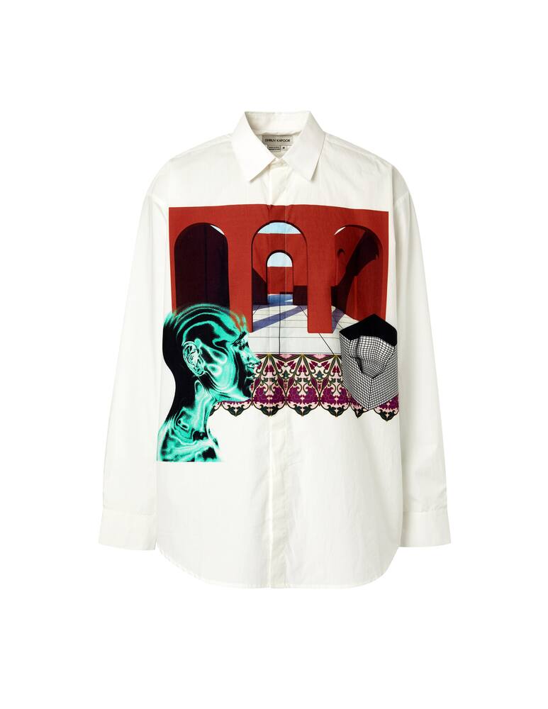 rinascente Dhruv Kapoor Engineered shirt oversized - multi