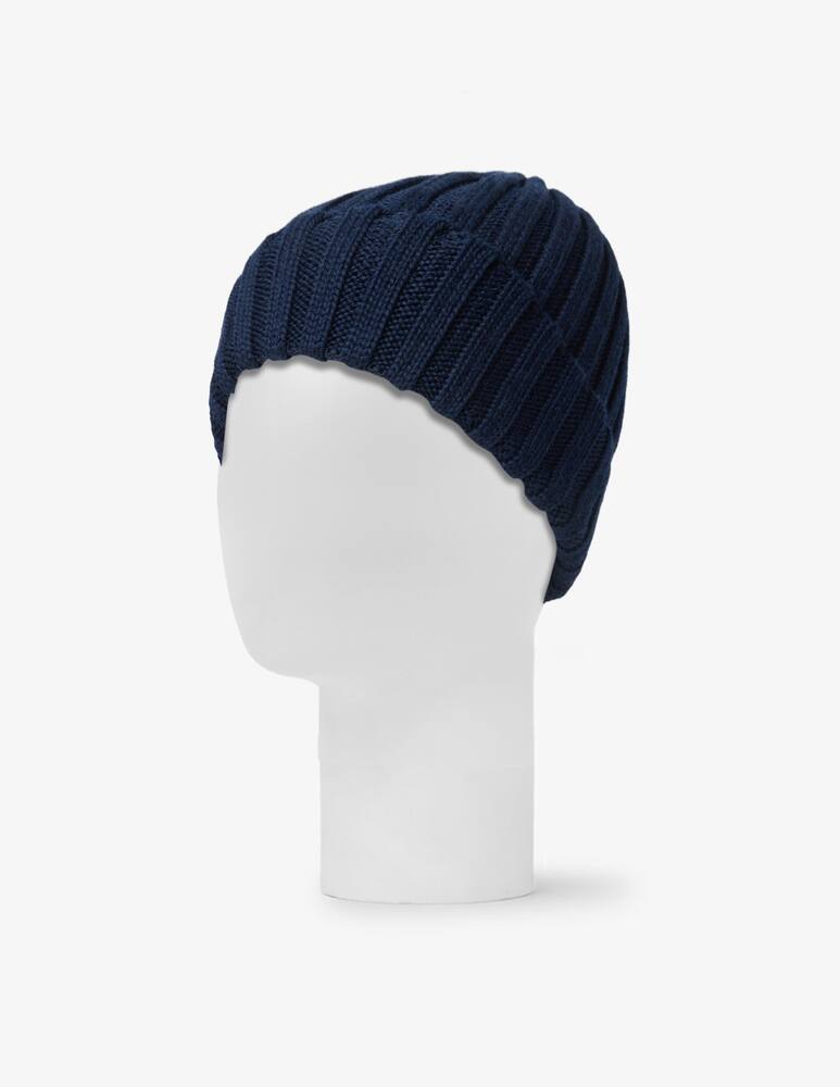 Pure Cashmere Beanie a coste - immagine 1 Pure Cashmere Beanie a coste - immagine 1