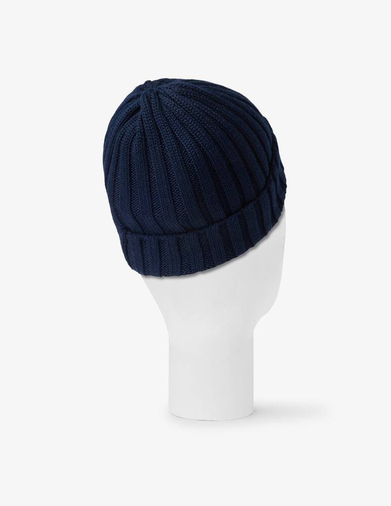 Pure Cashmere Beanie a coste - immagine 3 Pure Cashmere Beanie a coste - immagine 3