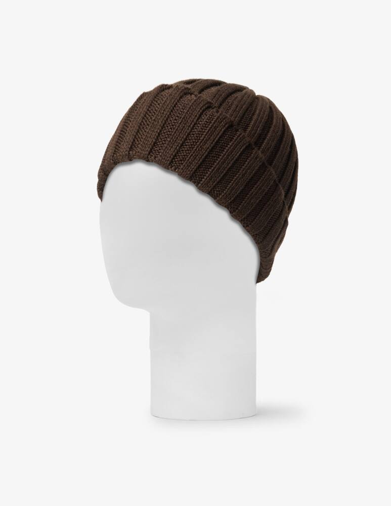 Pure Cashmere Beanie a coste - immagine 1 Pure Cashmere Beanie a coste - immagine 1