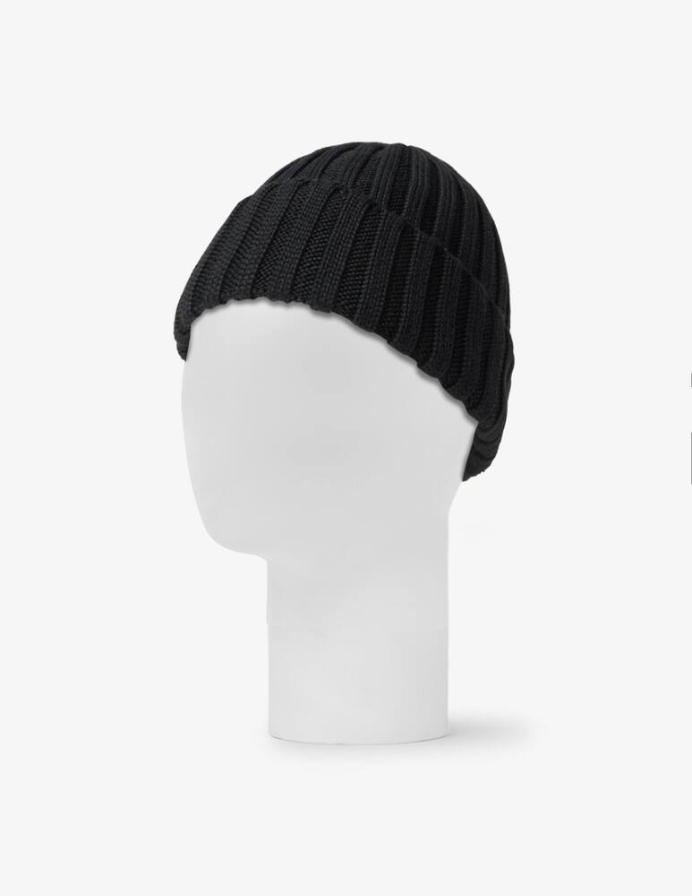 Pure Cashmere Beanie a coste - immagine 1 Pure Cashmere Beanie a coste - immagine 1