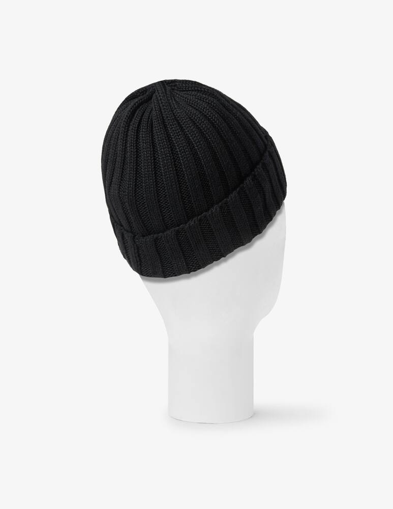 Pure Cashmere Beanie a coste - immagine 3 Pure Cashmere Beanie a coste - immagine 3