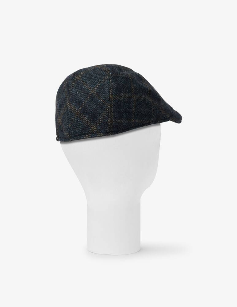 Pure Cashmere Berretto ghibly plutone check - immagine 3 Pure Cashmere Berretto ghibly plutone check - immagine 3