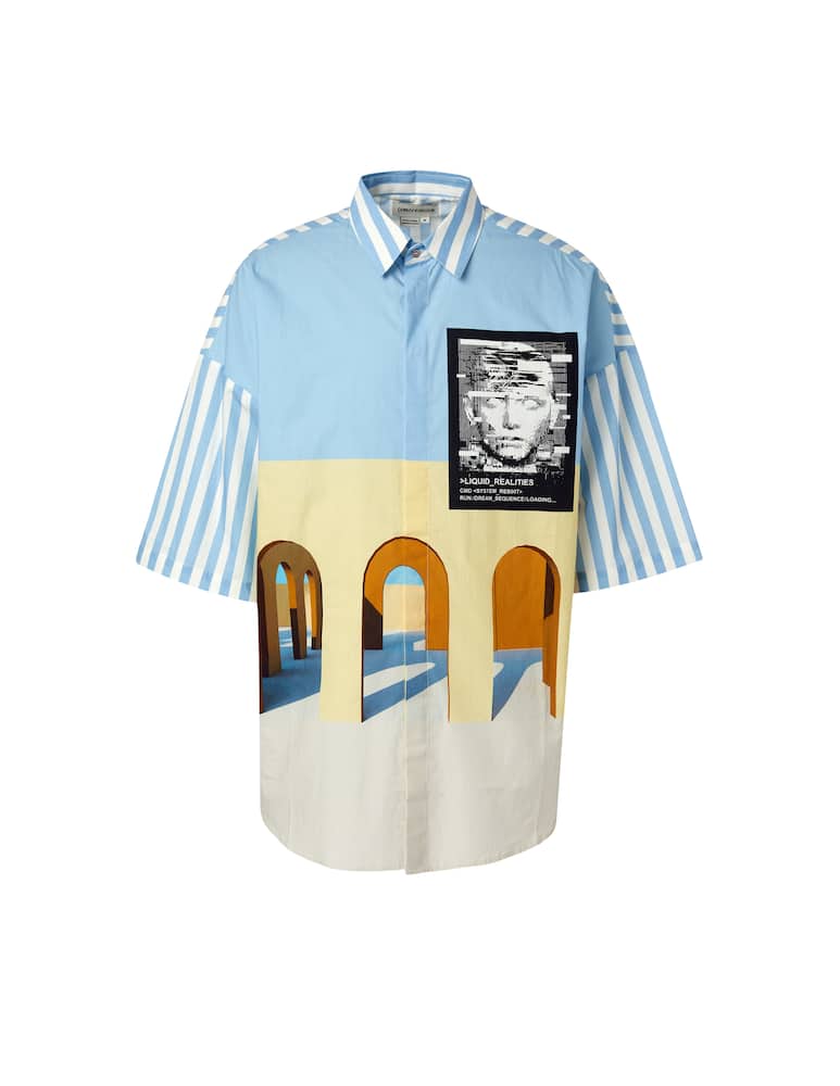 rinascente Dhruv Kapoor Engineered shirt oversized - multi