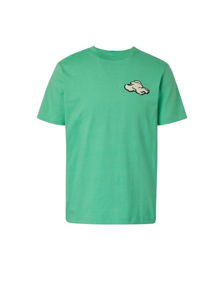 rinascente Dhruv Kapoor Maglietta manica corta clouds - verde
