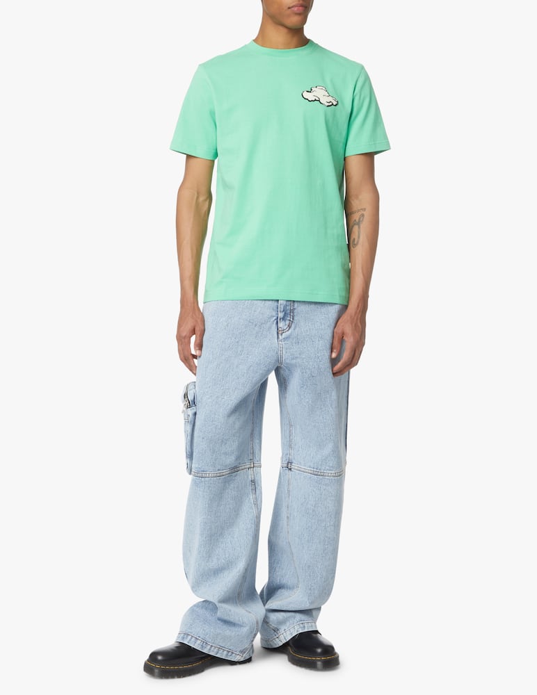 rinascente Dhruv Kapoor Maglietta manica corta clouds - verde