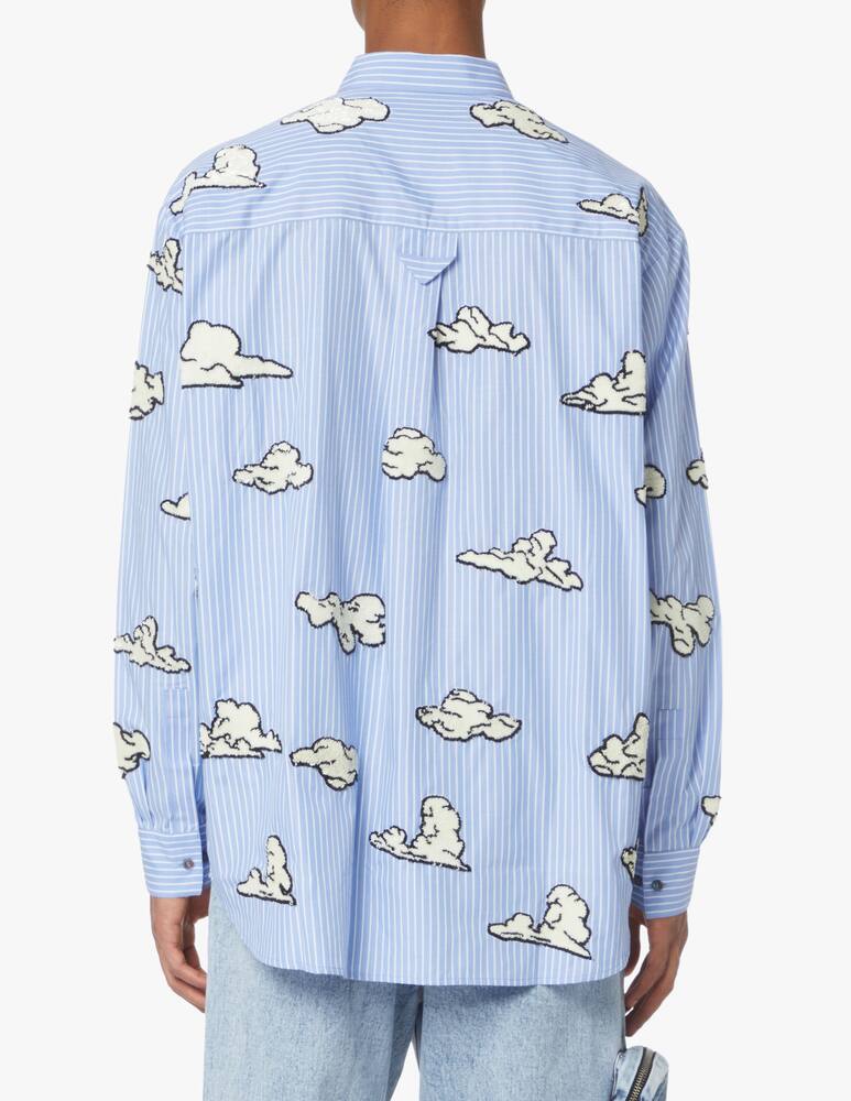 rinascente Dhruv Kapoor Embellished clouds shirt - blue