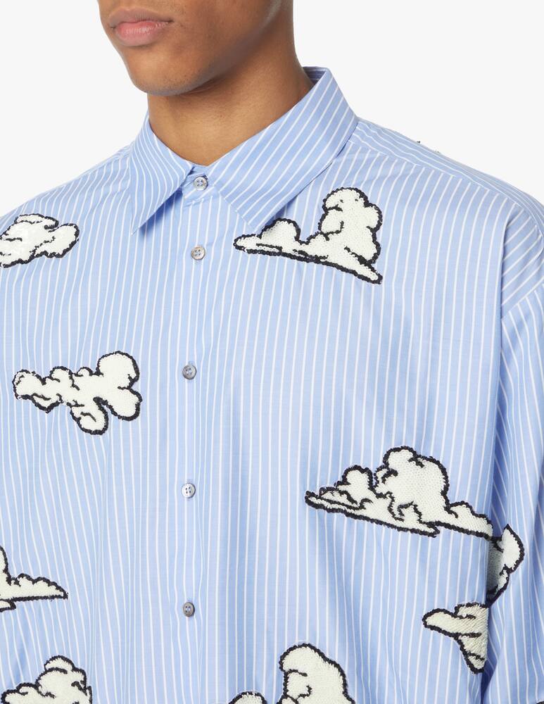 rinascente Dhruv Kapoor Embellished clouds shirt - blue