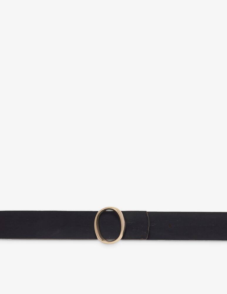 rinascente Orciani Peach oval buckle belt