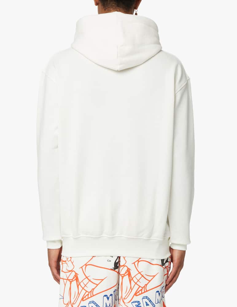 rinascente Family First Box logo x looney tunes hoodie - white