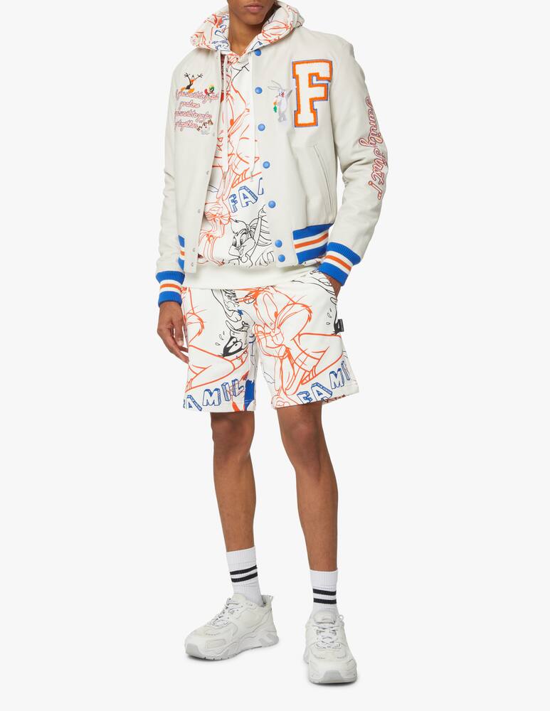rinascente Family First Looney tunes varsity jacket - white