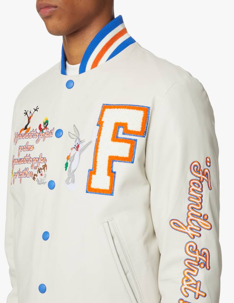 rinascente Family First Looney tunes varsity jacket - white