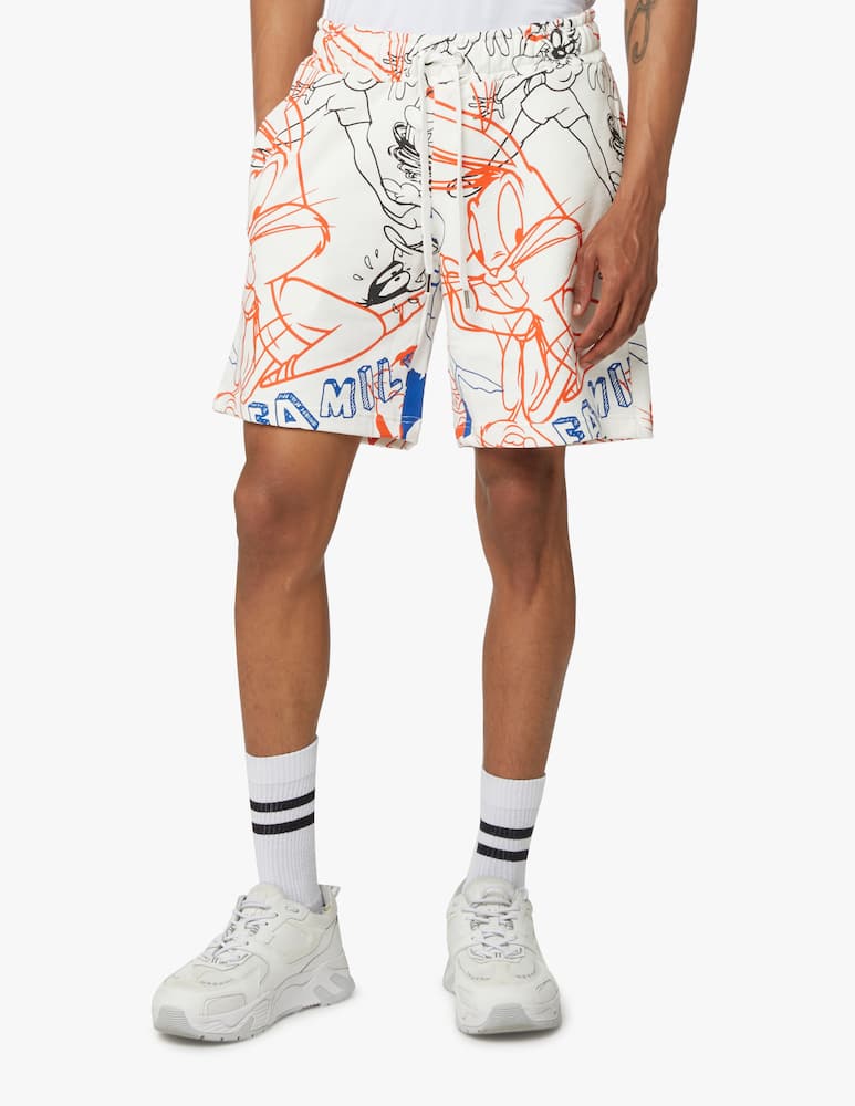 rinascente Family First Bermuda x looney tunes - bianco