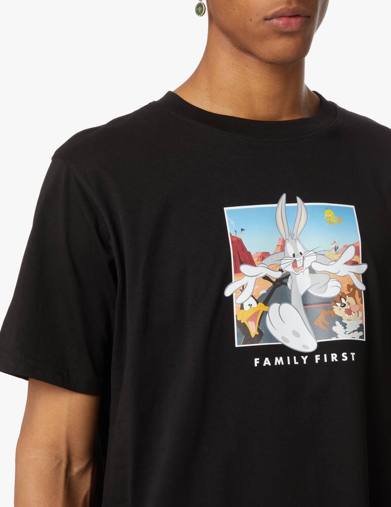rinascente Family First Box logo x looney tunes t-shirt - black