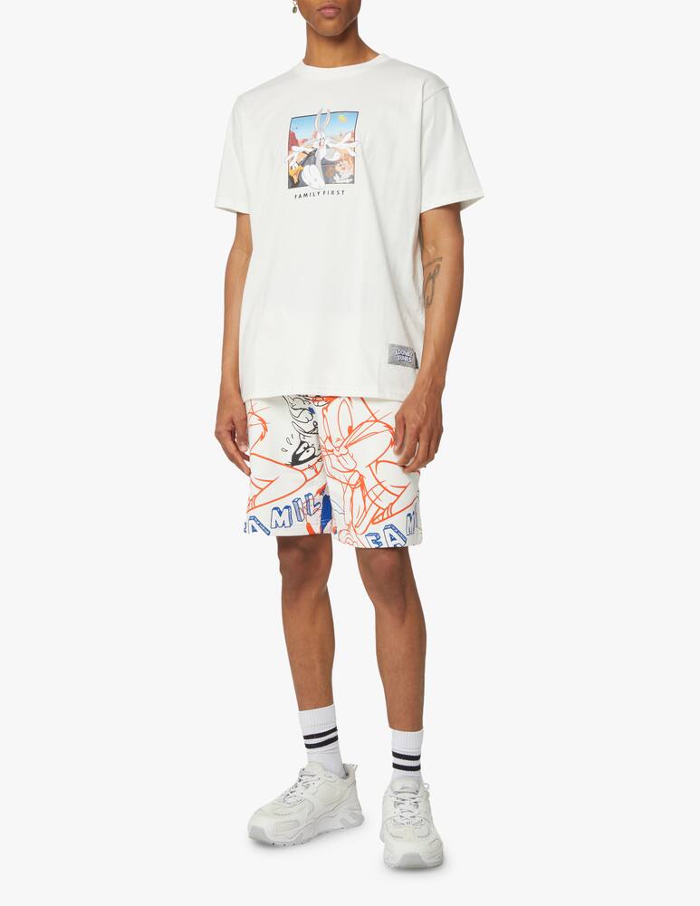 rinascente Family First Maglietta manica corta box logo x looney tunes - bianco