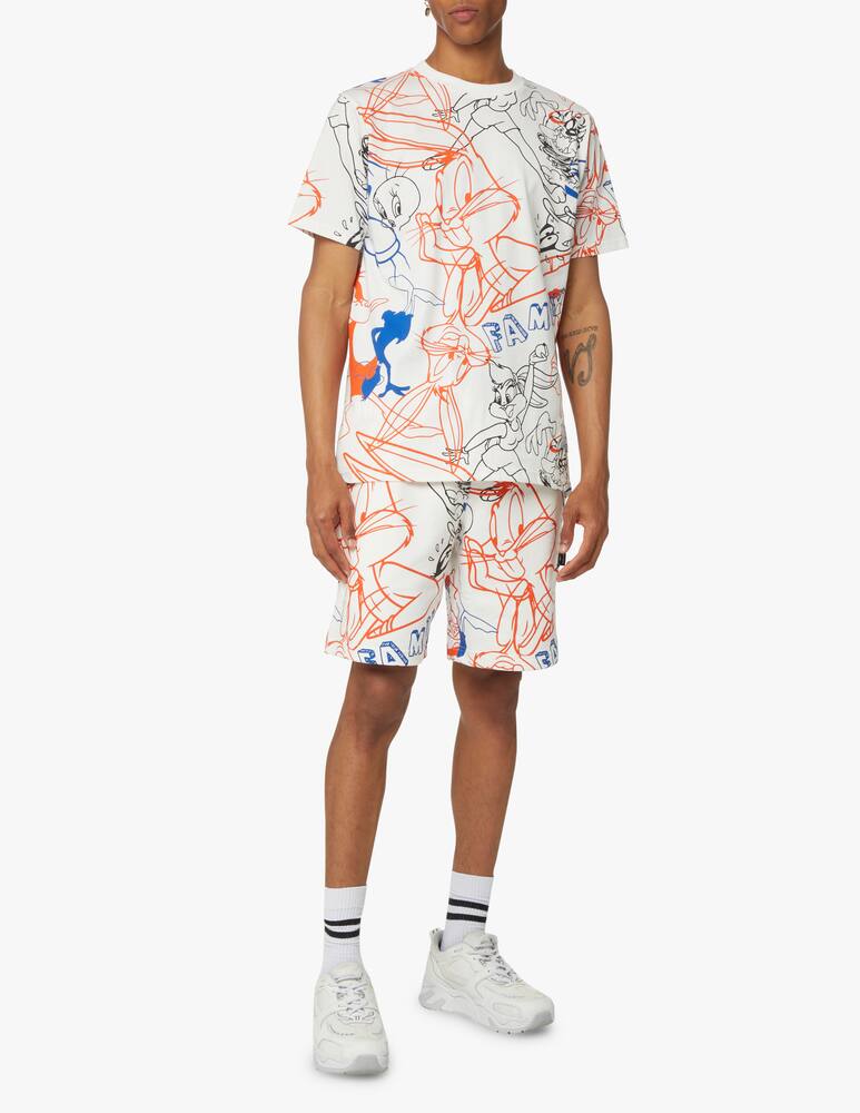 rinascente Family First Maglietta manica corta palita x looney tunes - bianco