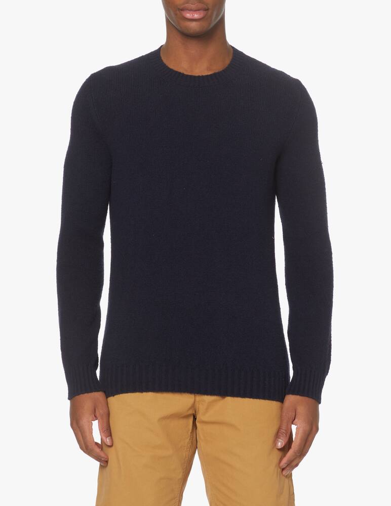 rinascente Scaglione Maglia girocollo in cotone fluffy - blu