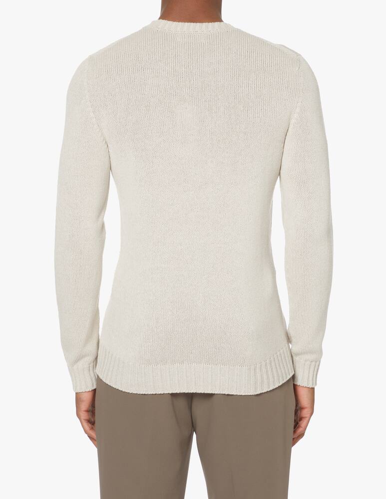 rinascente Scaglione Maglia girocollo in seta soft - grigio