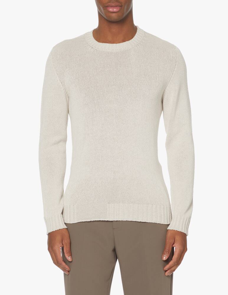 rinascente Scaglione Maglia girocollo in seta soft - grigio