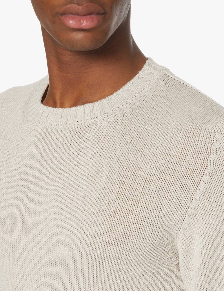 rinascente Scaglione Maglia girocollo in seta soft - grigio