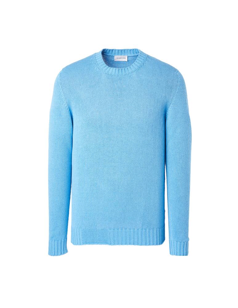 rinascente Scaglione Silk roundneck sweater - light blue