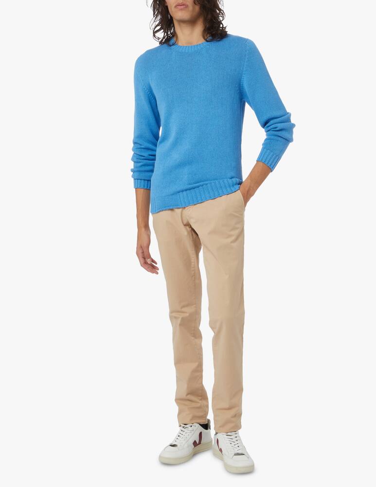 rinascente Scaglione Silk roundneck sweater - light blue