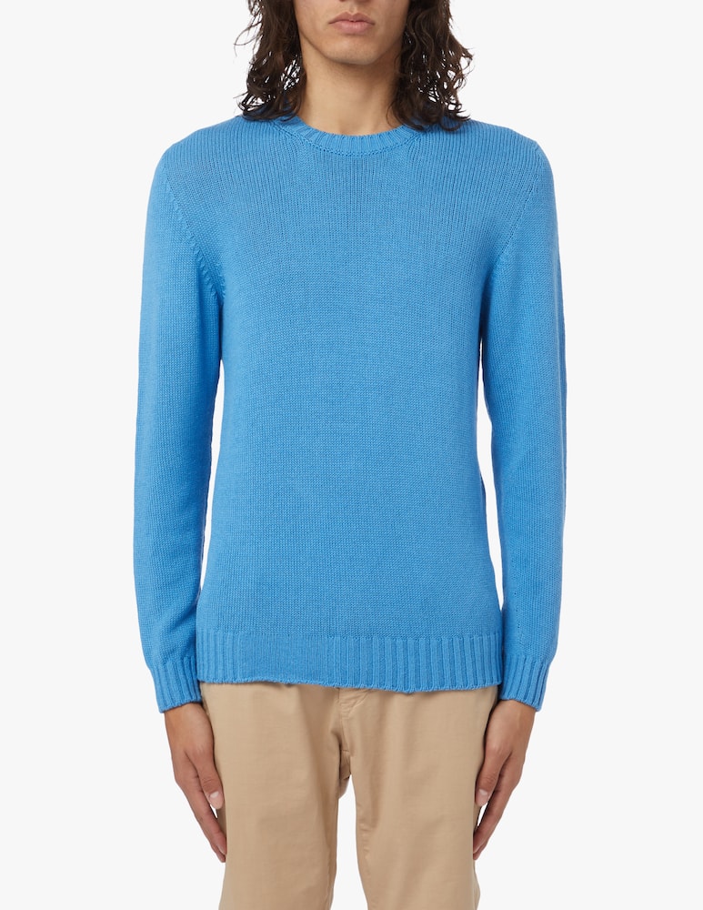 rinascente Scaglione Silk roundneck sweater - light blue